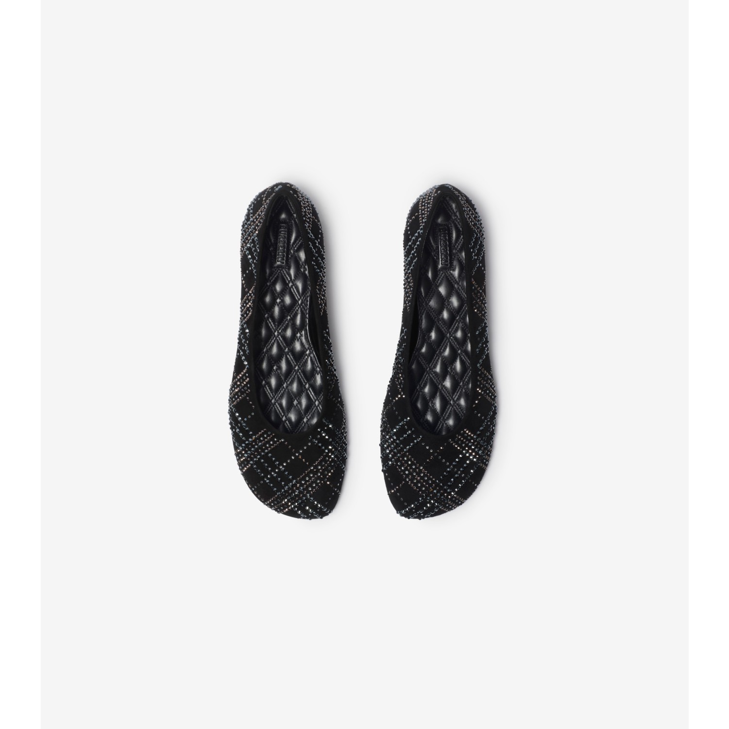 Crystal Check Baby Ballerinas