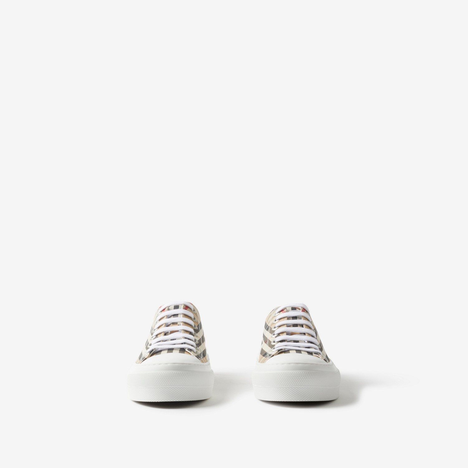 Check Cotton Sneakers