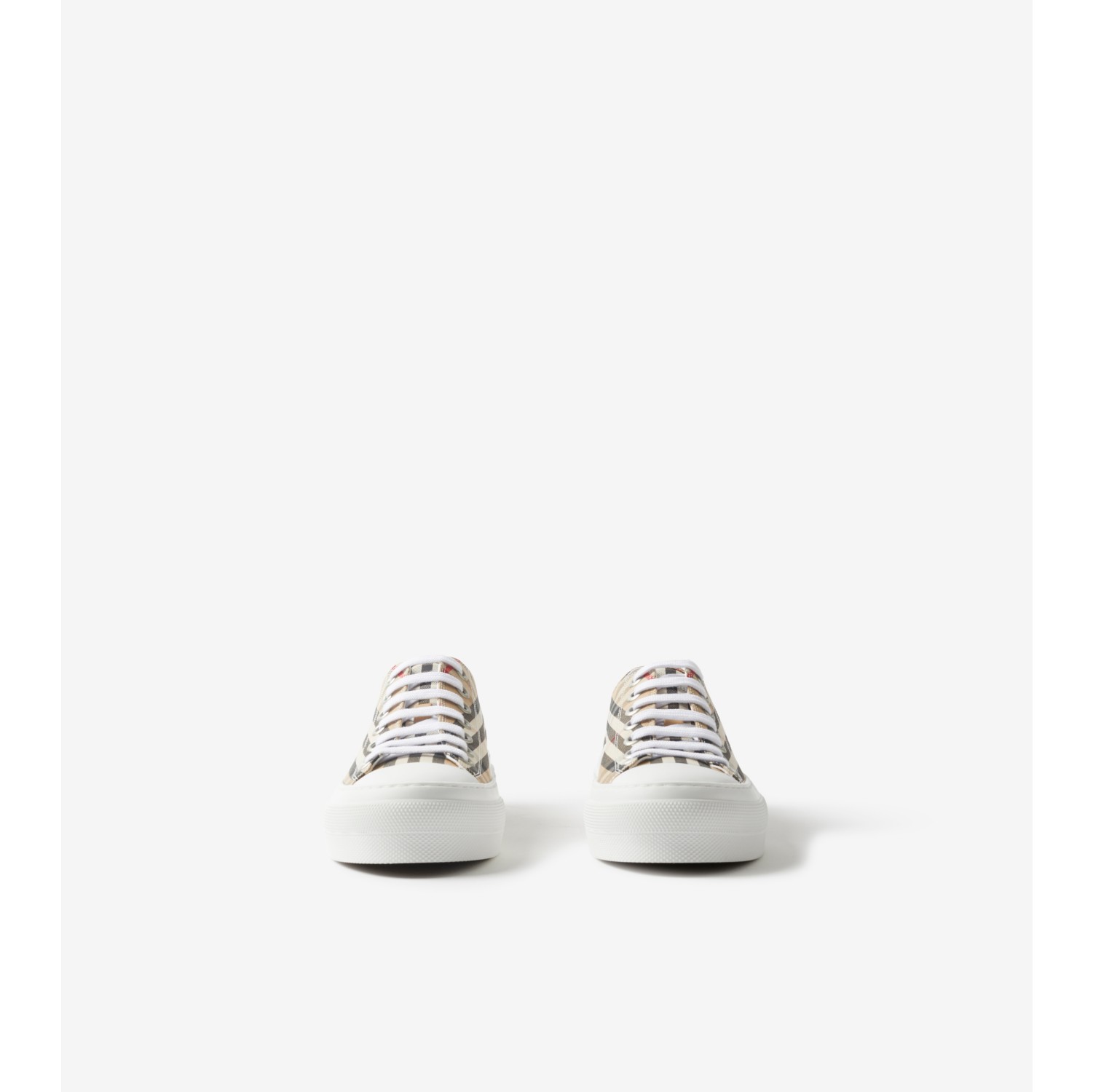 Sneakers en coton Check