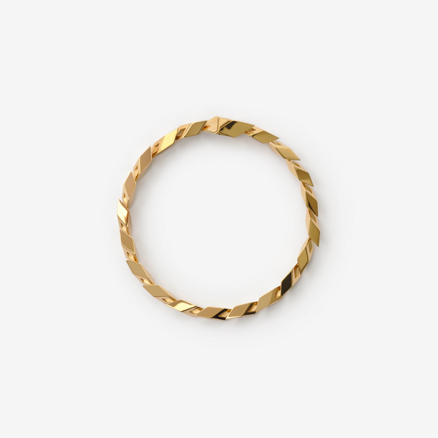 Hollow Cuban Chain Bracelet in Gold - Women | Burberry® Official