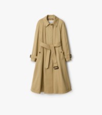 Long Gabardine Ellingham Fit-and-flare Car Coat