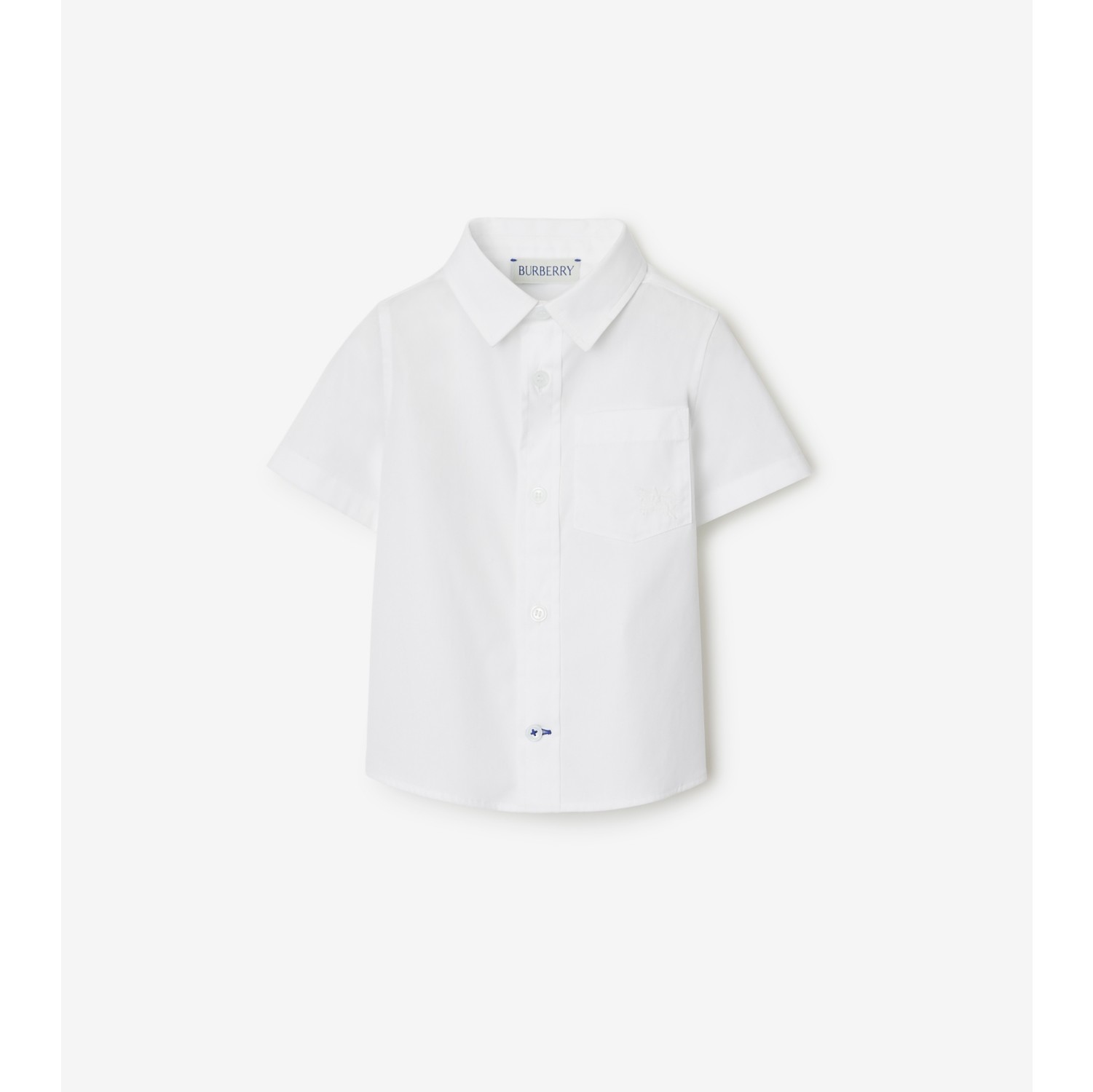 White burberry button clearance up