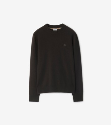 【美品】バーバリー Burberry カシミアニット　セーター　値下げ BURBERRY 返品可 バーバリー ニット セーター クルーネック