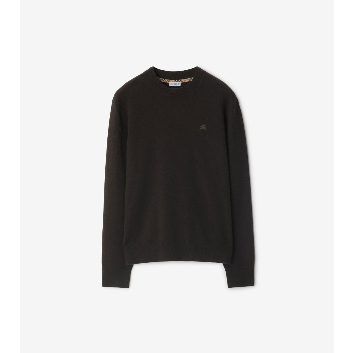  Check Cashmere Blend Sweater