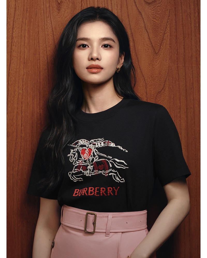Shot of model Zhang Jingyi wearing New house motifs for Qixi Festival