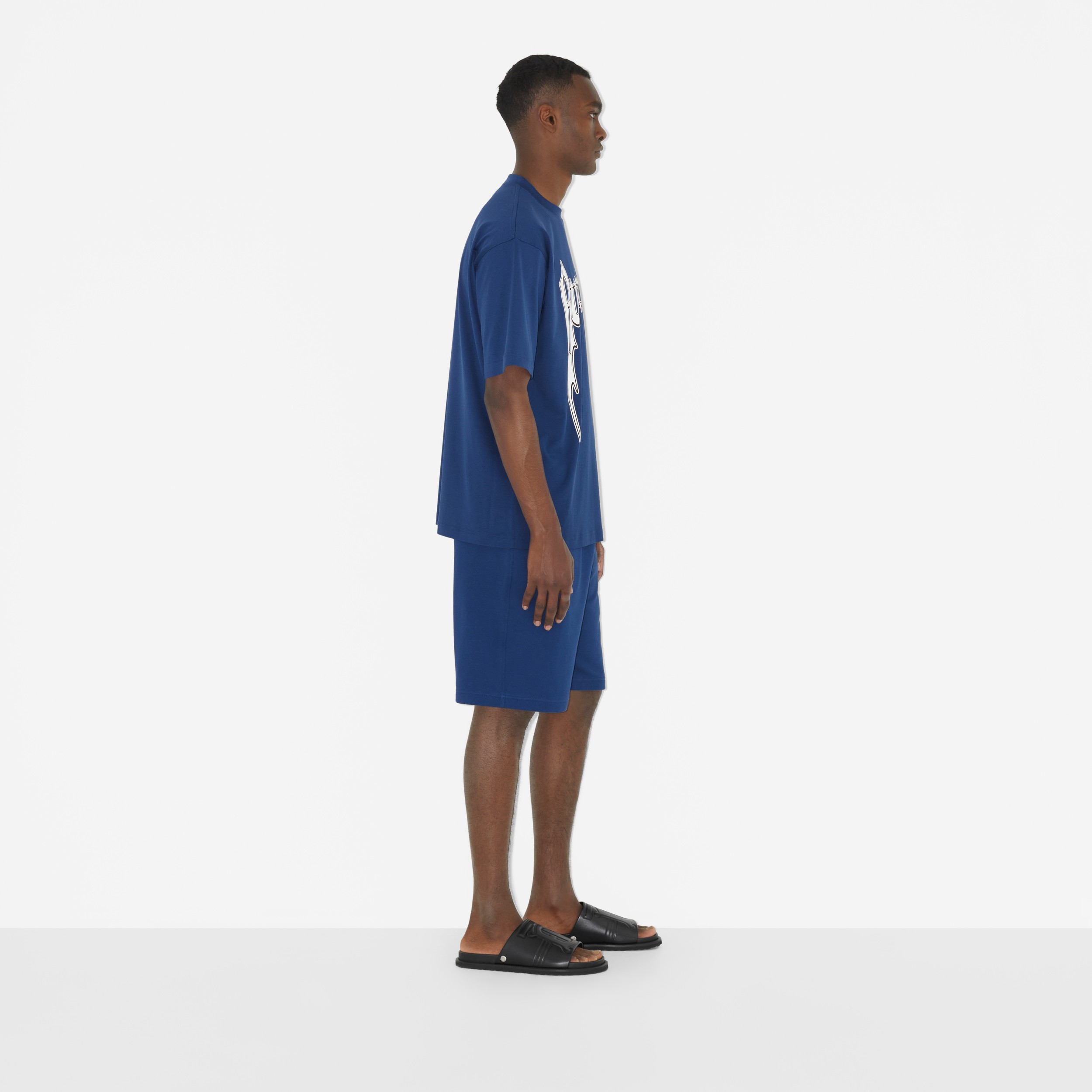 ロゴプリント コットンTシャツ (リッチネイビー) - メンズ | Burberry®公式サイト - 3