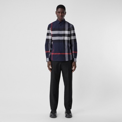 burberry shirt navy