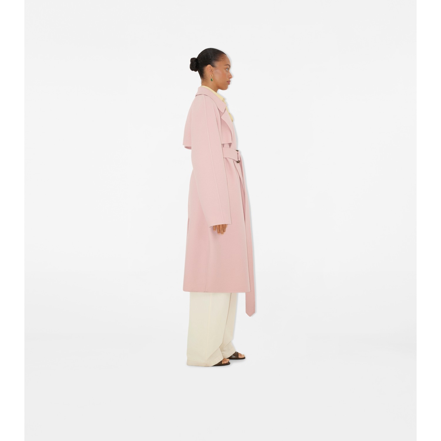 Cashmere Wrap Coat - thumbnail 4