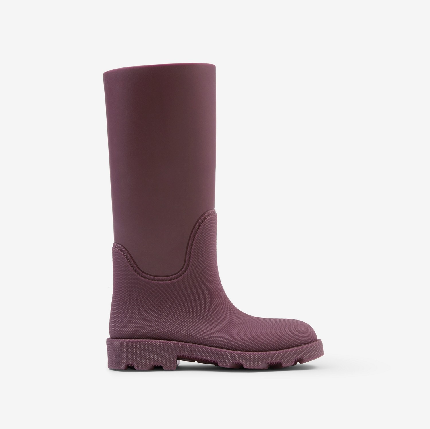 Rubber Marsh High Boots in Plum - Women | Burberry® Official