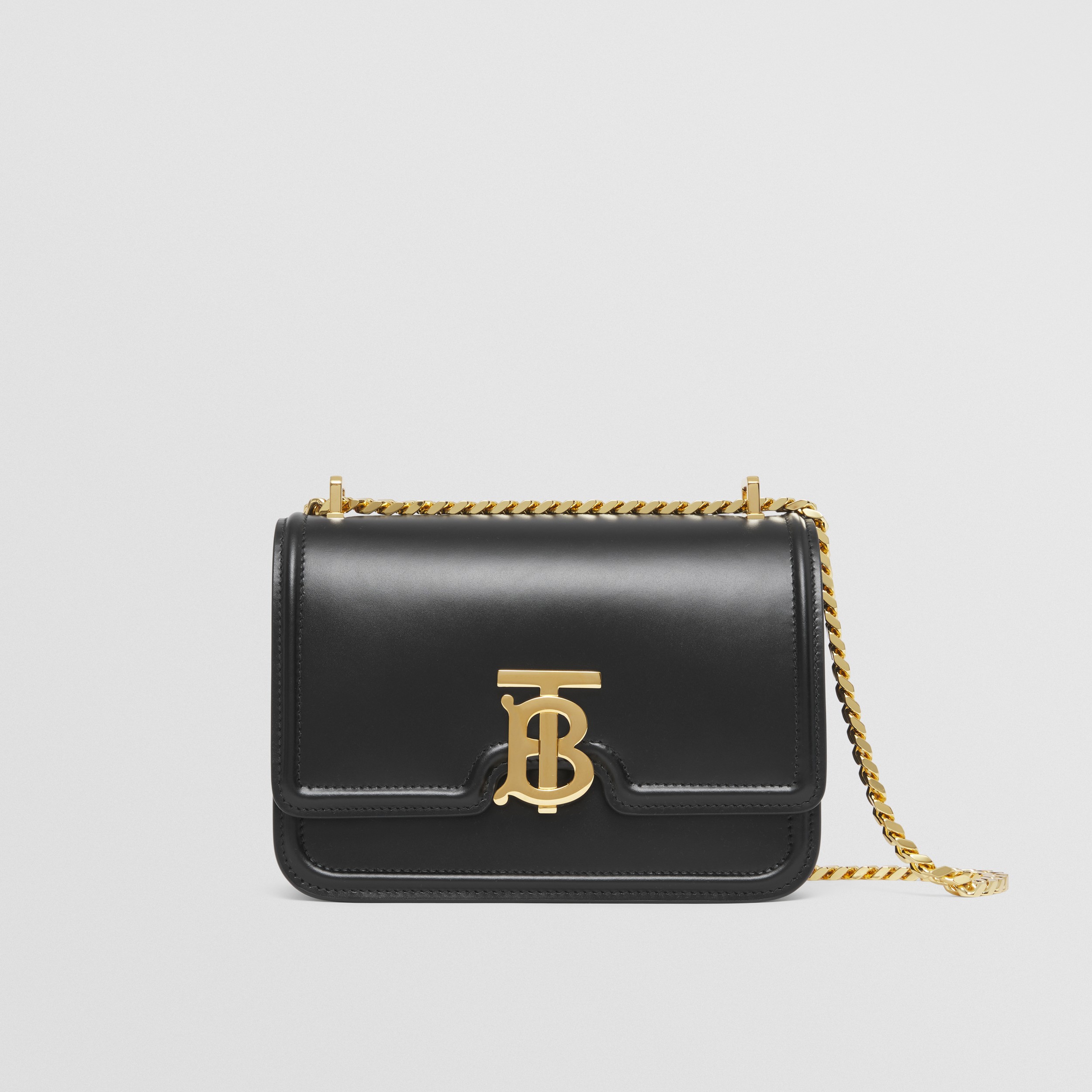 Leather Small TB Bag in Black - Women | Burberry® Official - 1