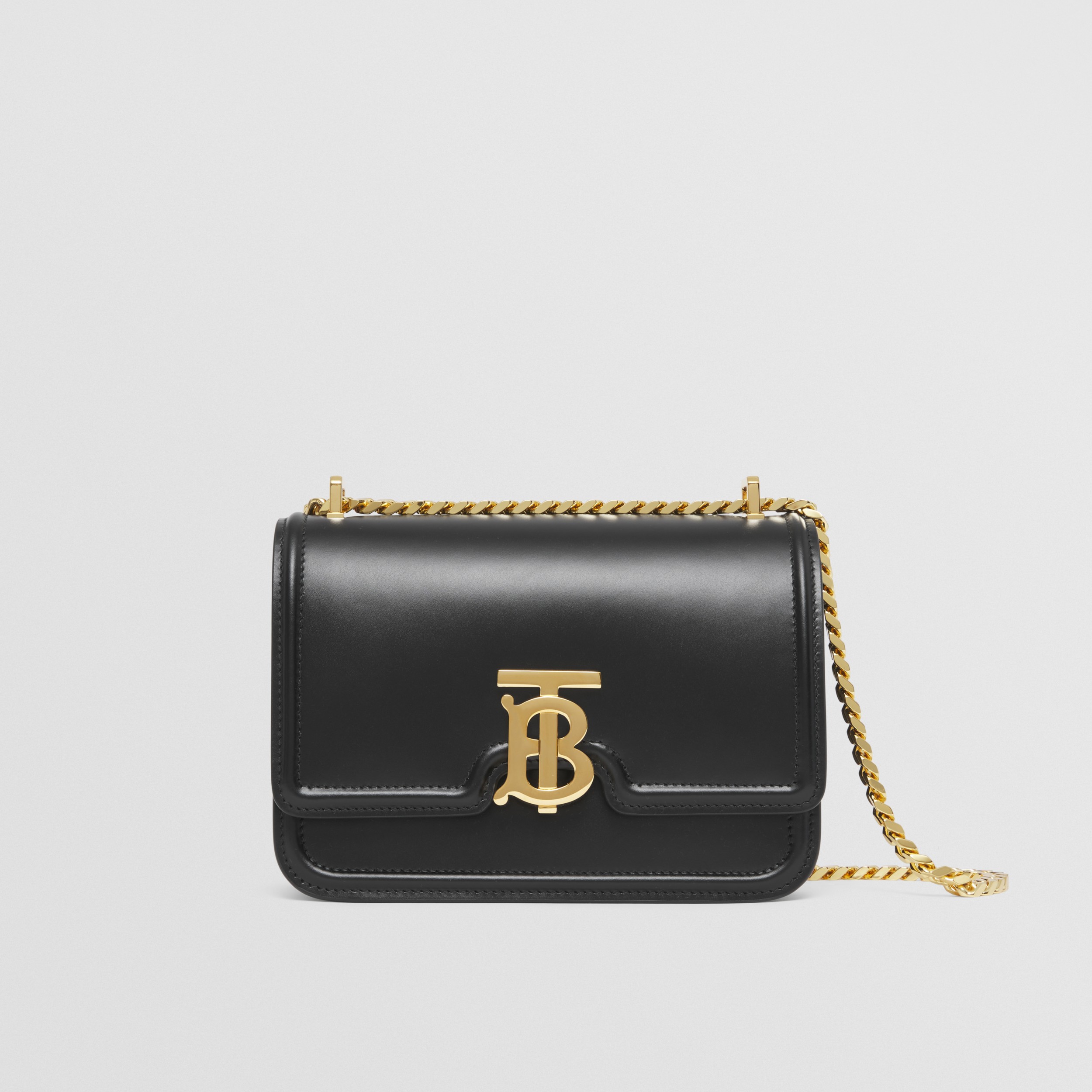 Leather Small TB Bag in Black - Women | Burberry® Official