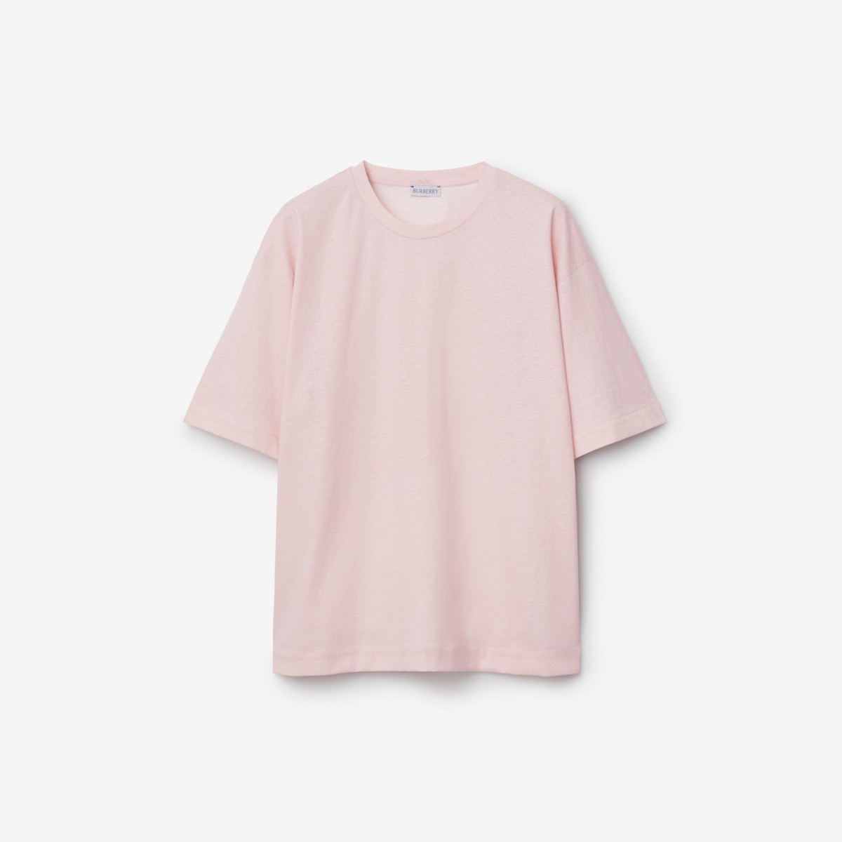 Shop Burberry Cotton T-shirt In Cameo