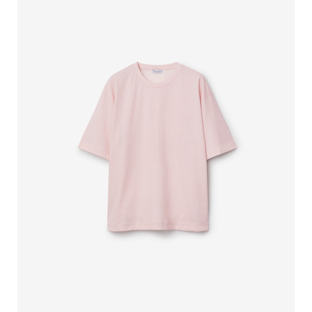 Shop Burberry Cotton T-shirt In Cameo