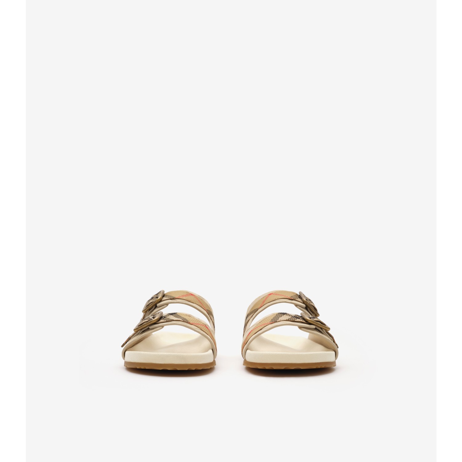 Check Suede Urchin Sandals