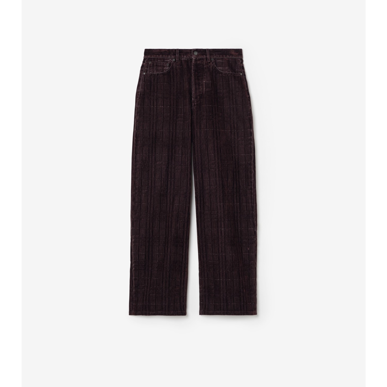 Relaxed Check Jeans
