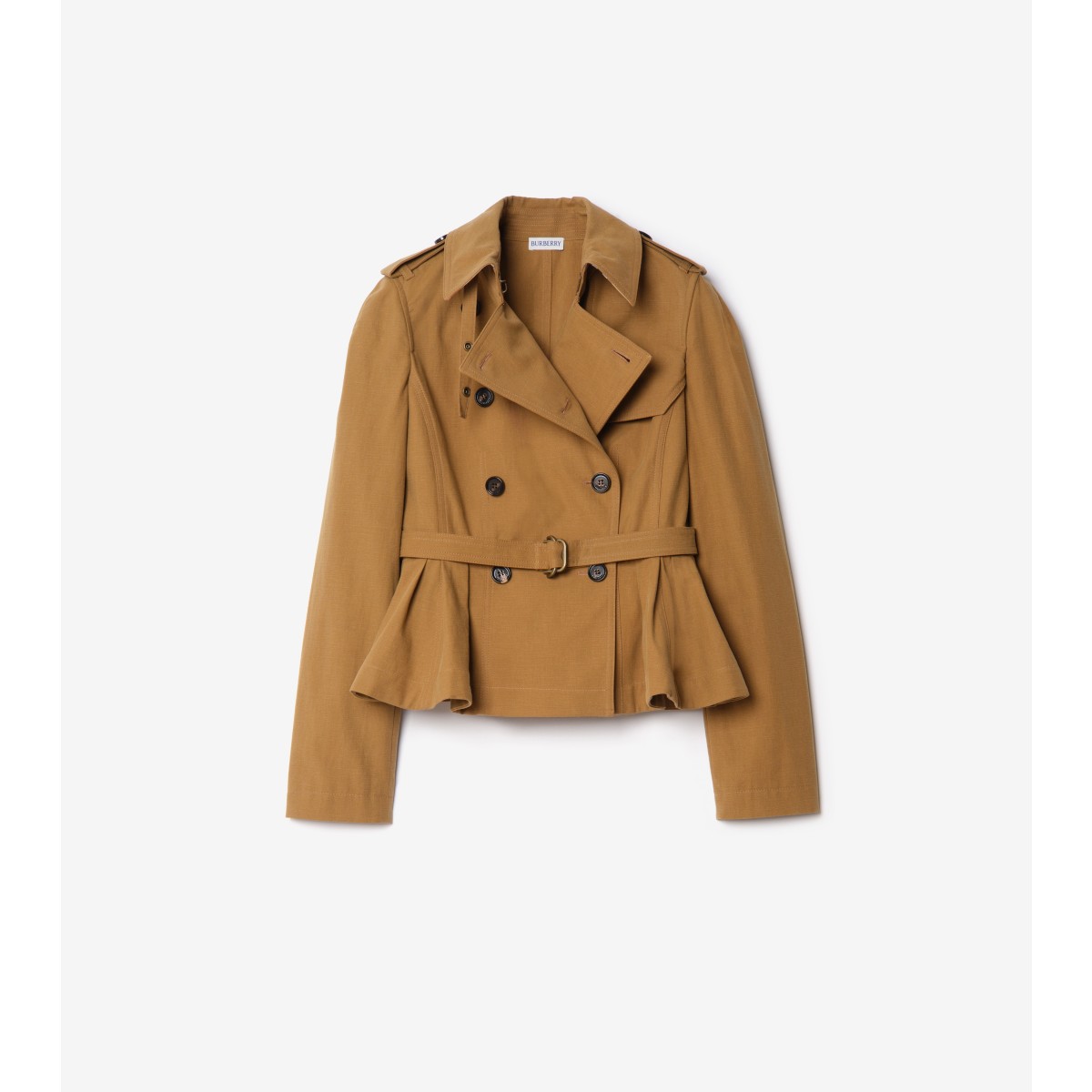  Check Isabella Trench Jacket