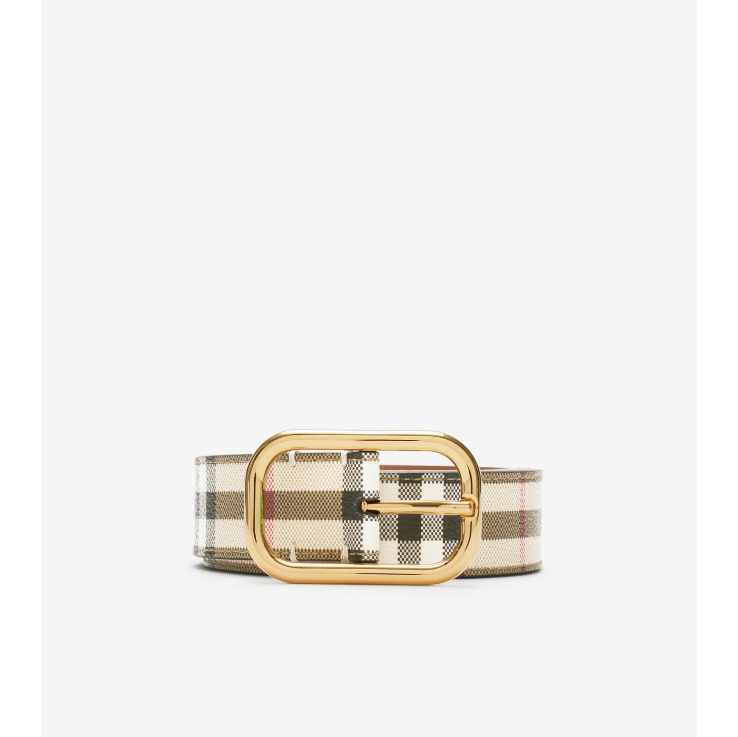 Burberry gold belt hotsell