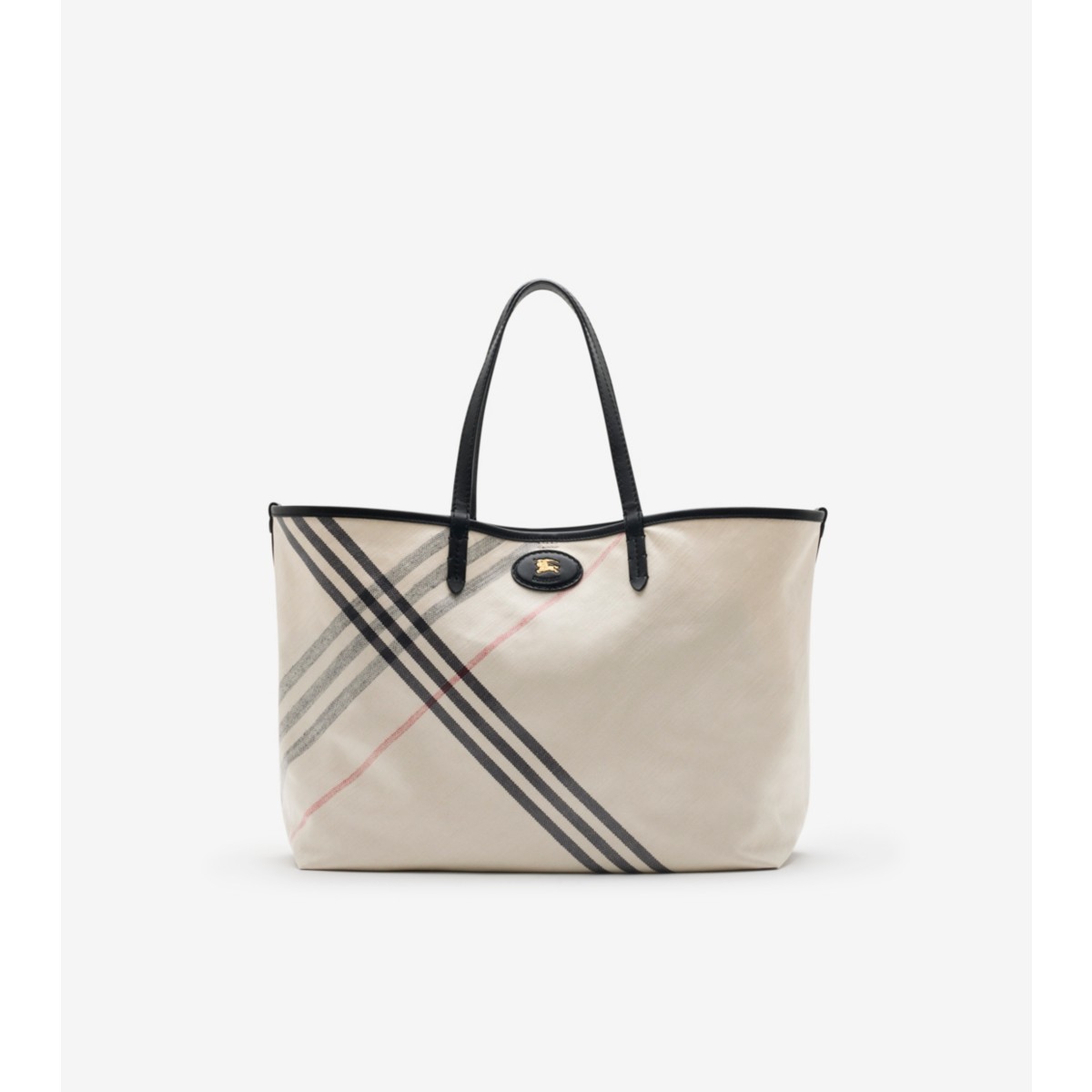 Burberry Medium Highlands Tote In Soap