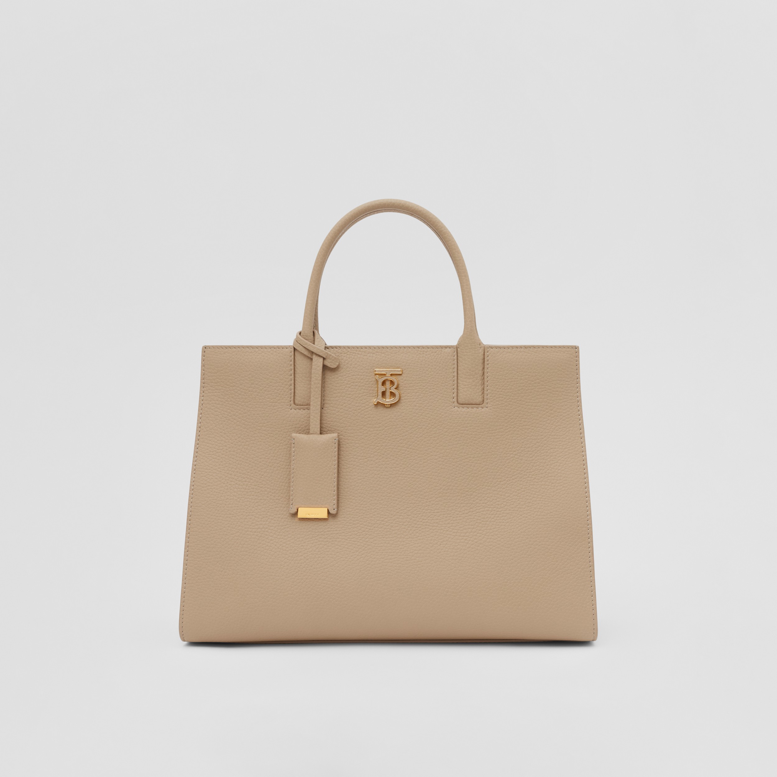 Grainy Leather Small Frances Bag in Oat Beige - Women | Burberry® Official - 1