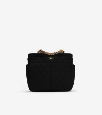 Check Trim Quilted Nylon Changing Bag ®
