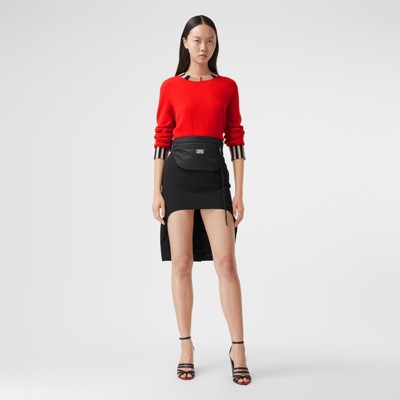 burberry sweater womens red