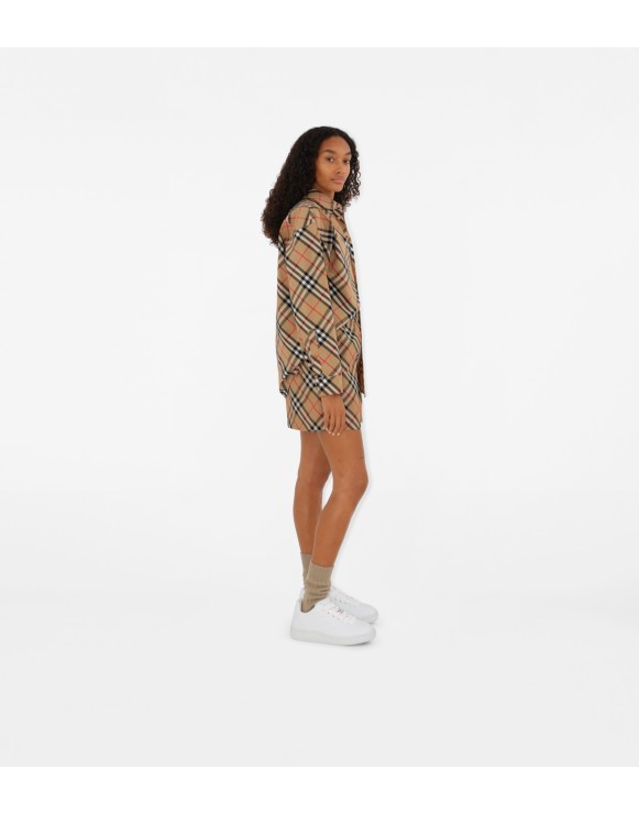 Chemise en coton Check
