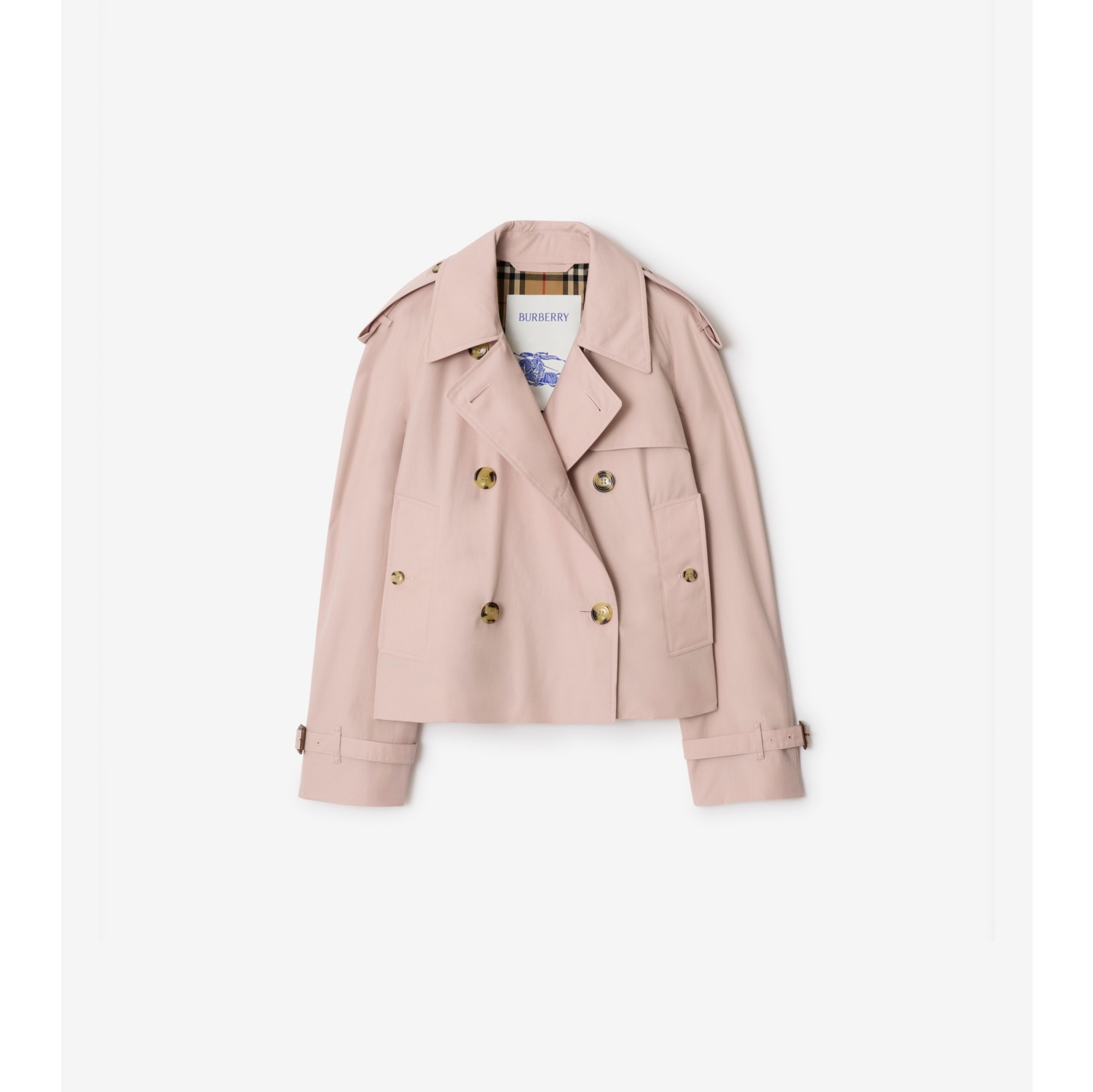 Cropped-Trenchjacke „Mayfair“ aus Tropengabardine