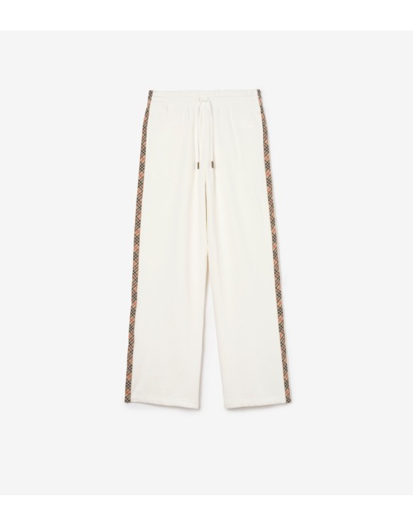 Pantalon de survêtement en coton avec Check