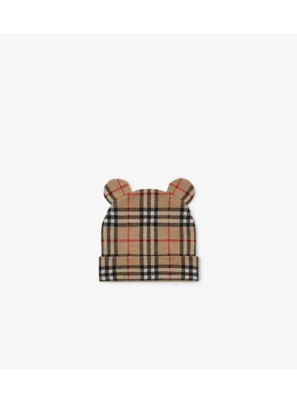 Burberry store baby hats