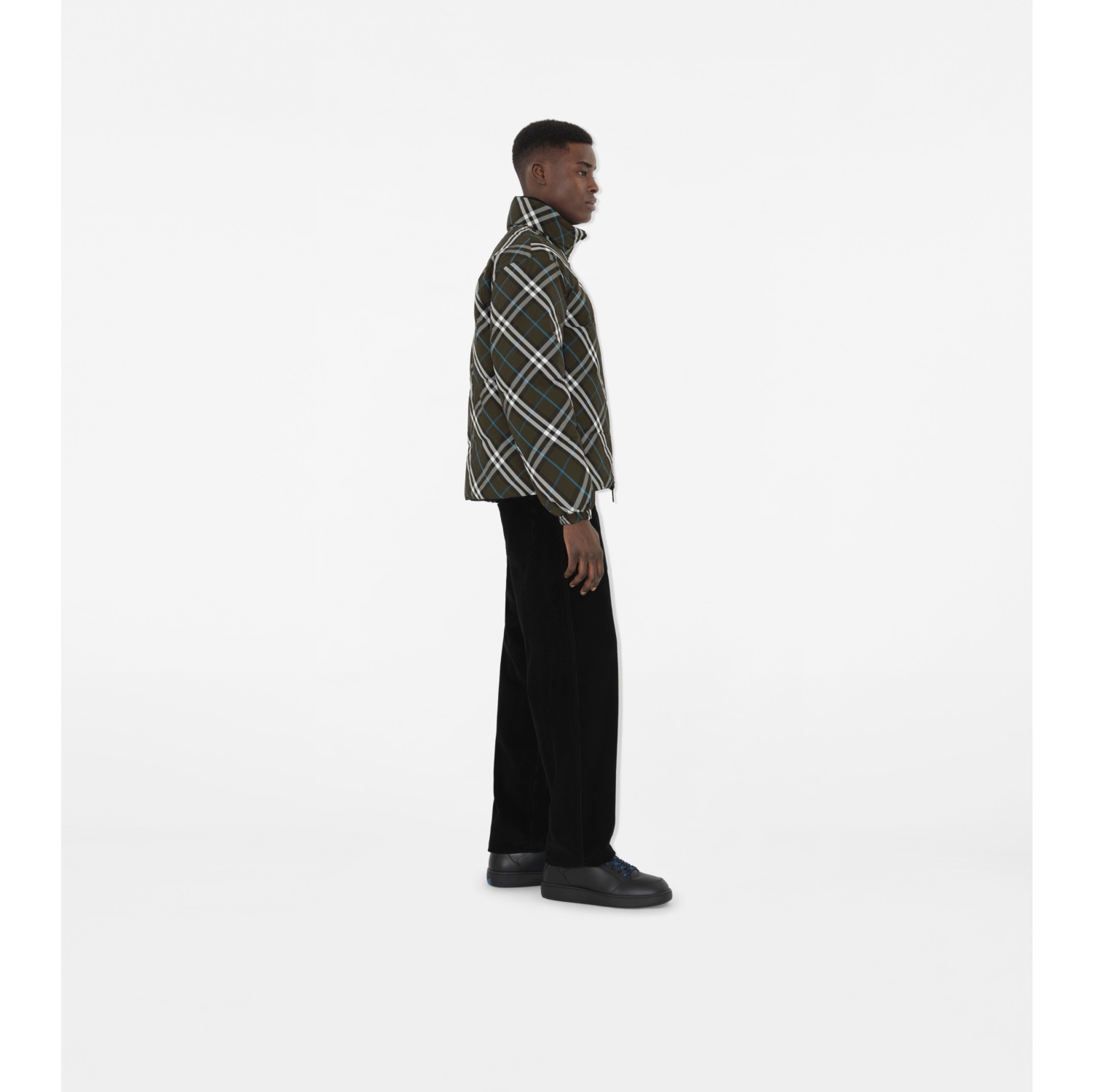 Piumino reversibile in nylon Check