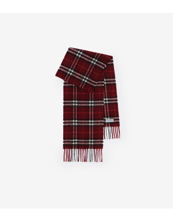 Check Cashmere Scarf