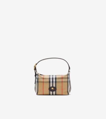 Mini sac polochon Highlands (Beige Sand) - Femme | Site officiel Burberry®