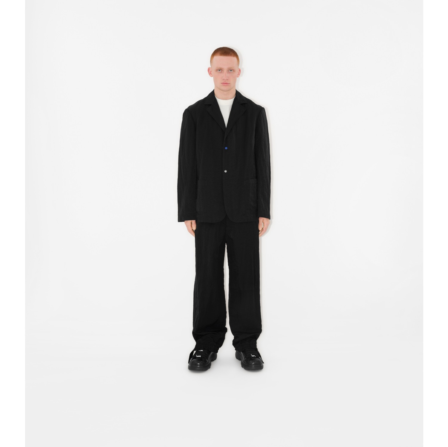 Nylon Tailored Jacket in Black - Men | Burberry® Official