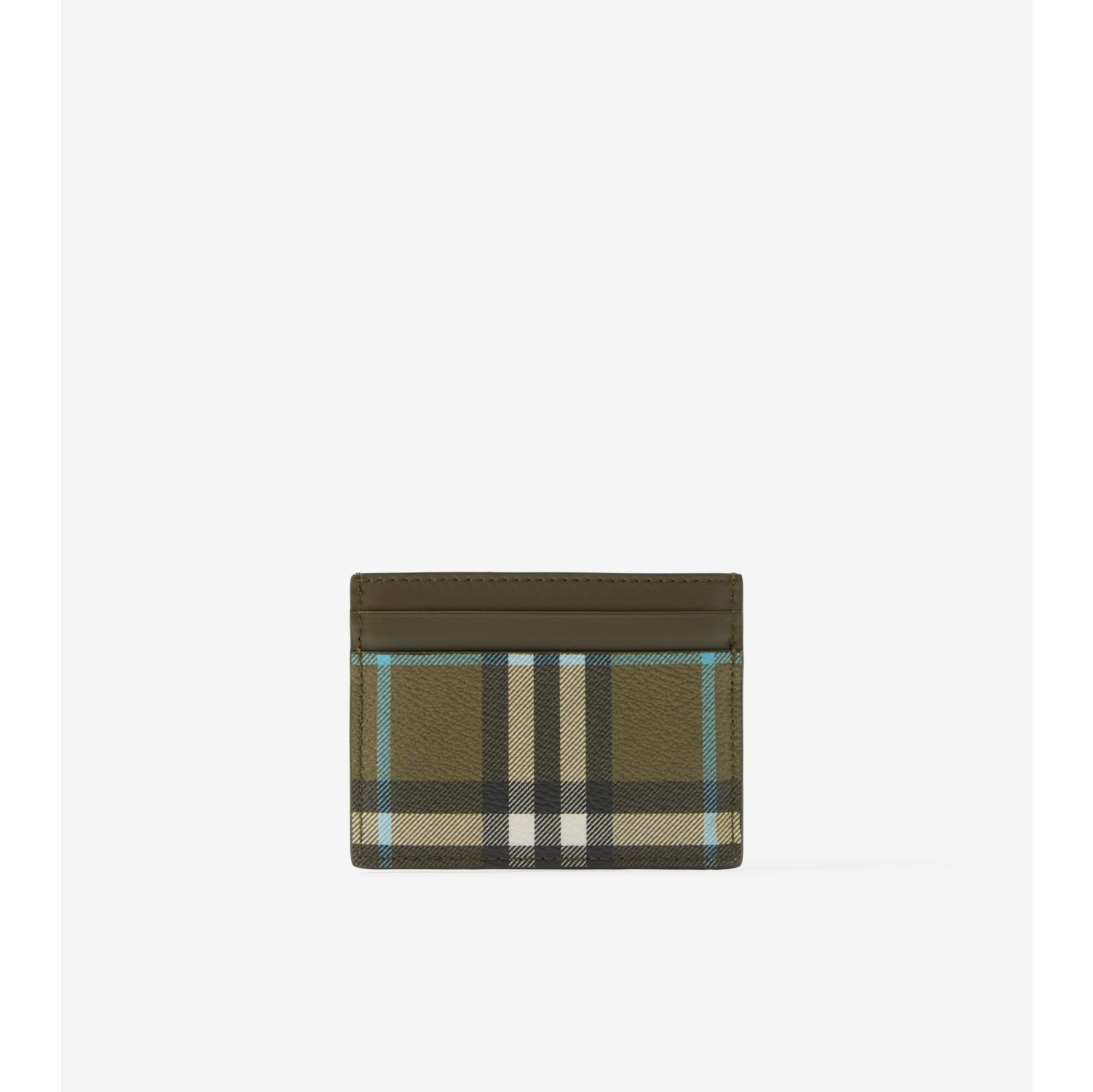 Burberry Checked Card Holder Women's Green | Vitkac