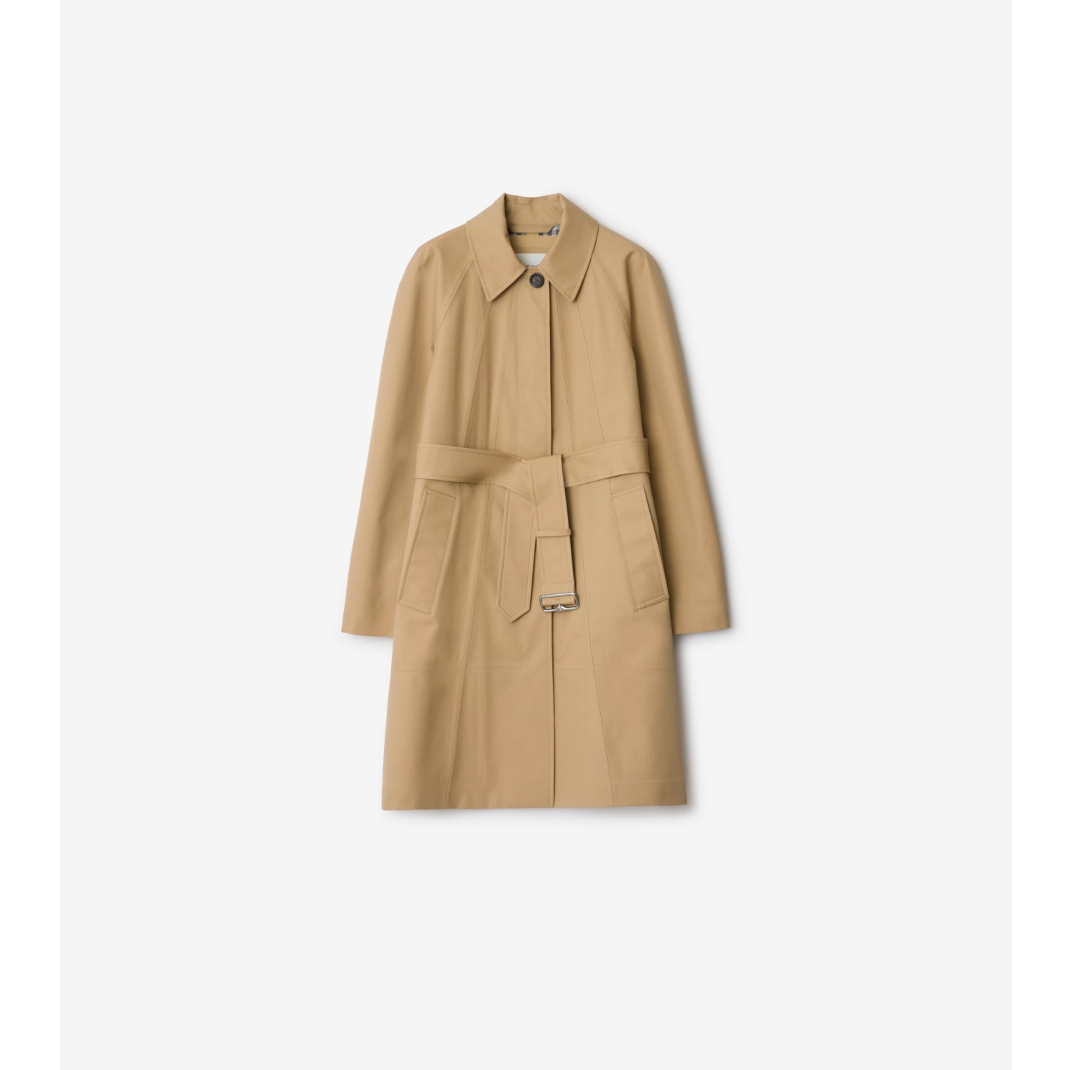 Mid-length Bonded Cotton Car Coat