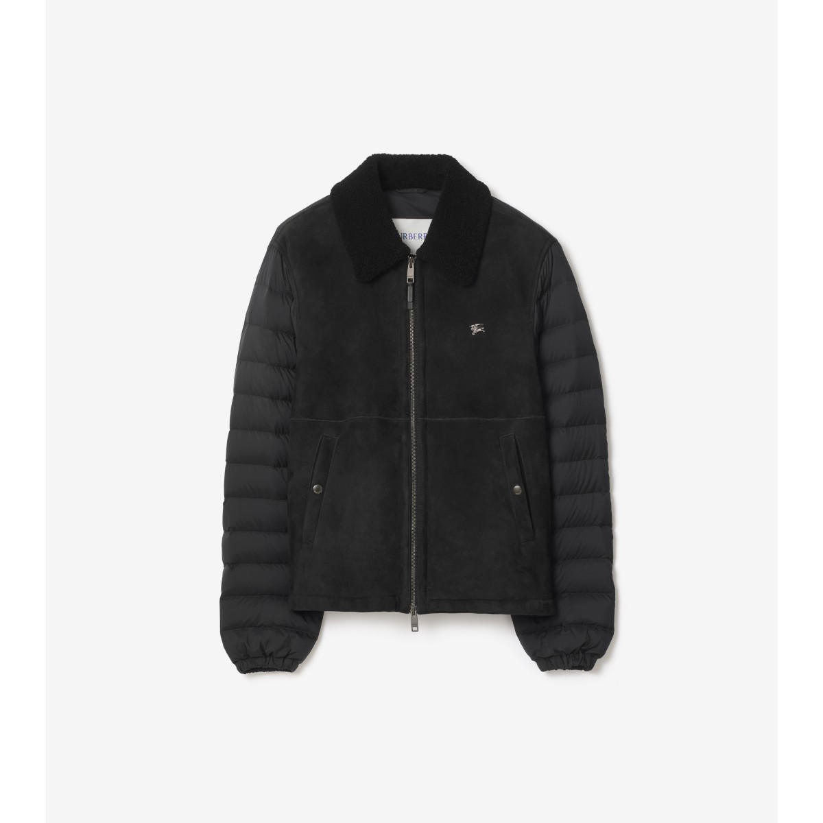  Shearling Nylon Puffer Jacket