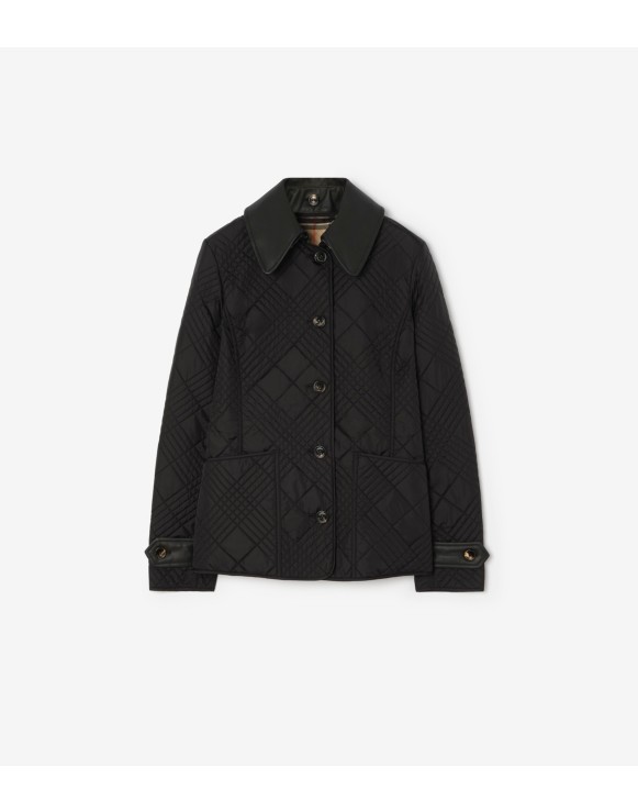 Micro Check-stitch Nylon Jacket