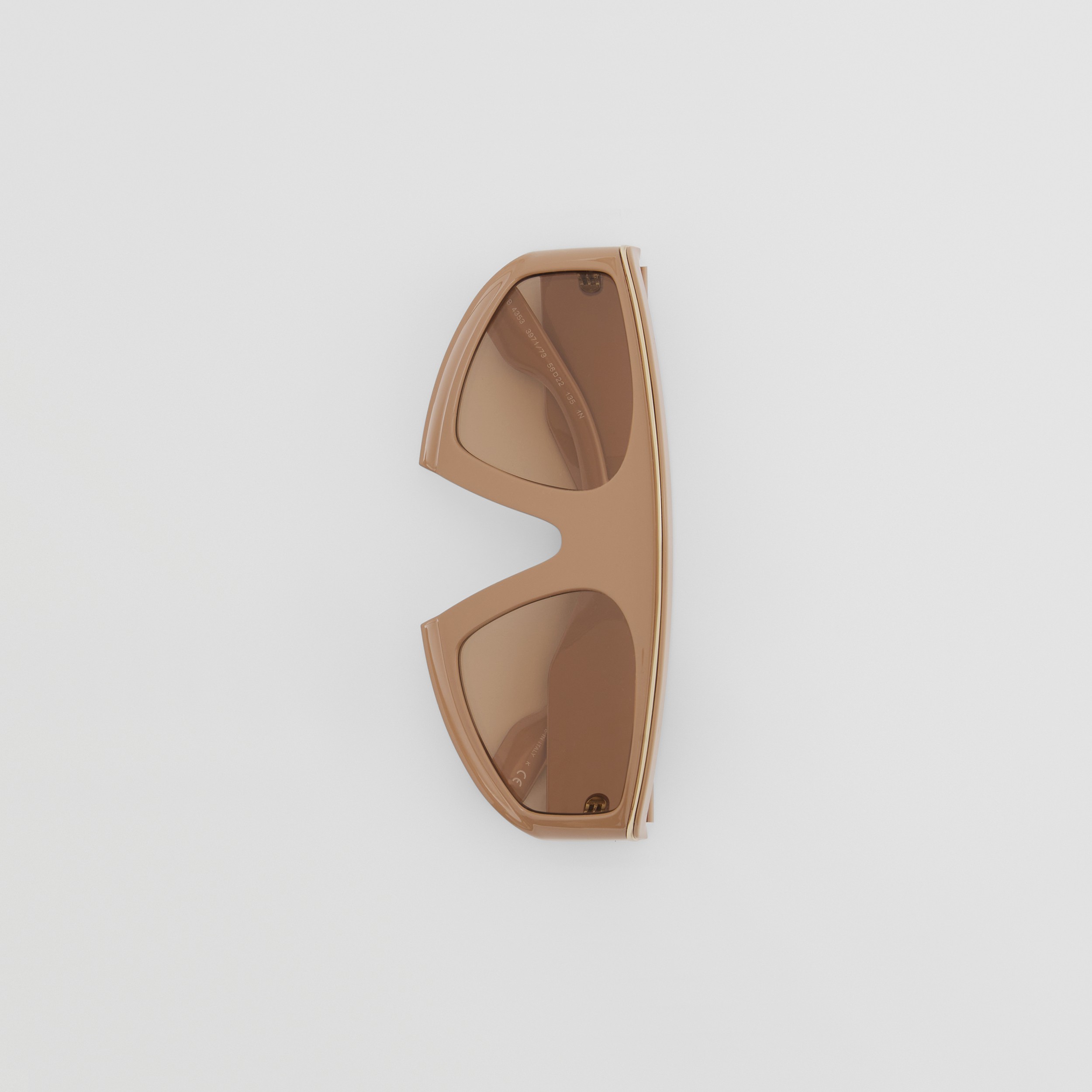Brooke Sunglasses in Biscuit Beige | Burberry® Official - 3