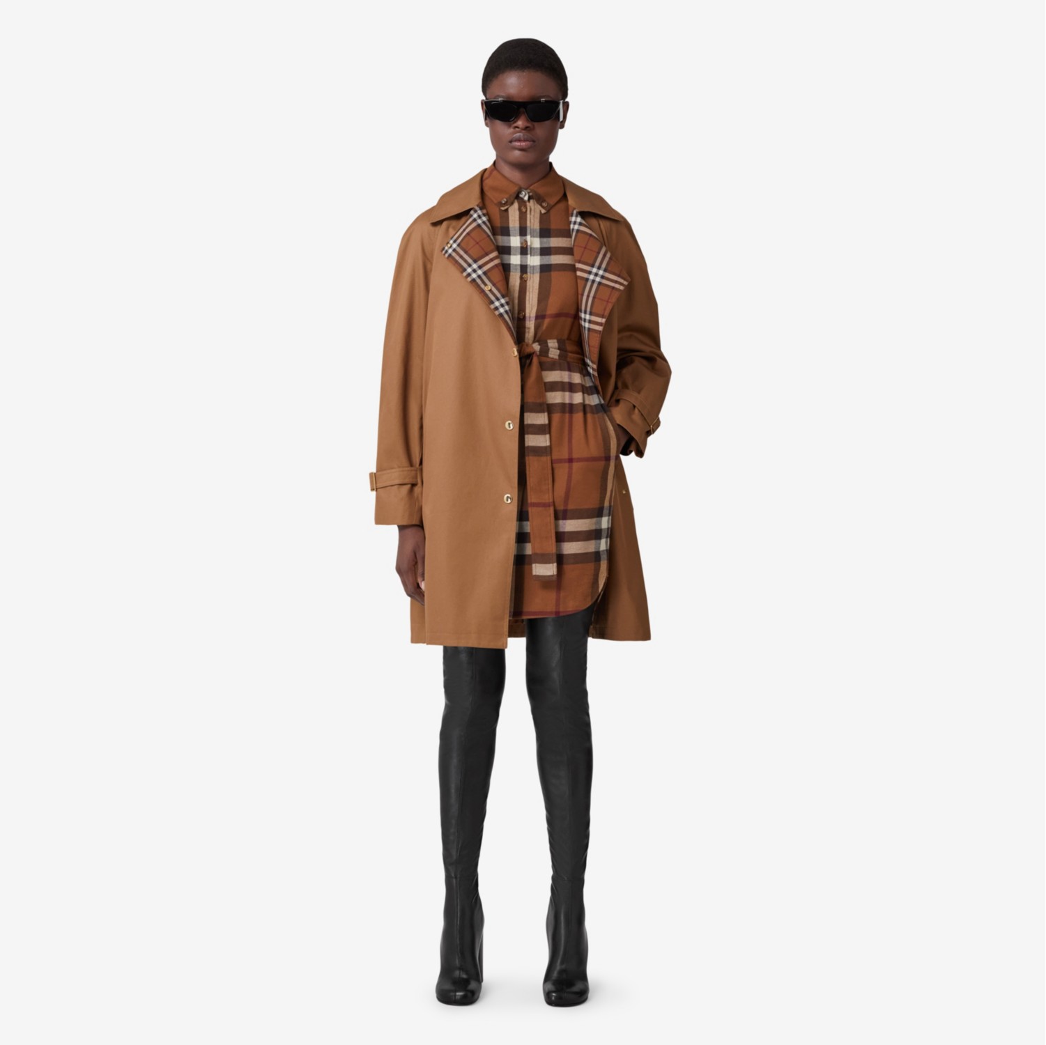 Burberry hot sale lined coat