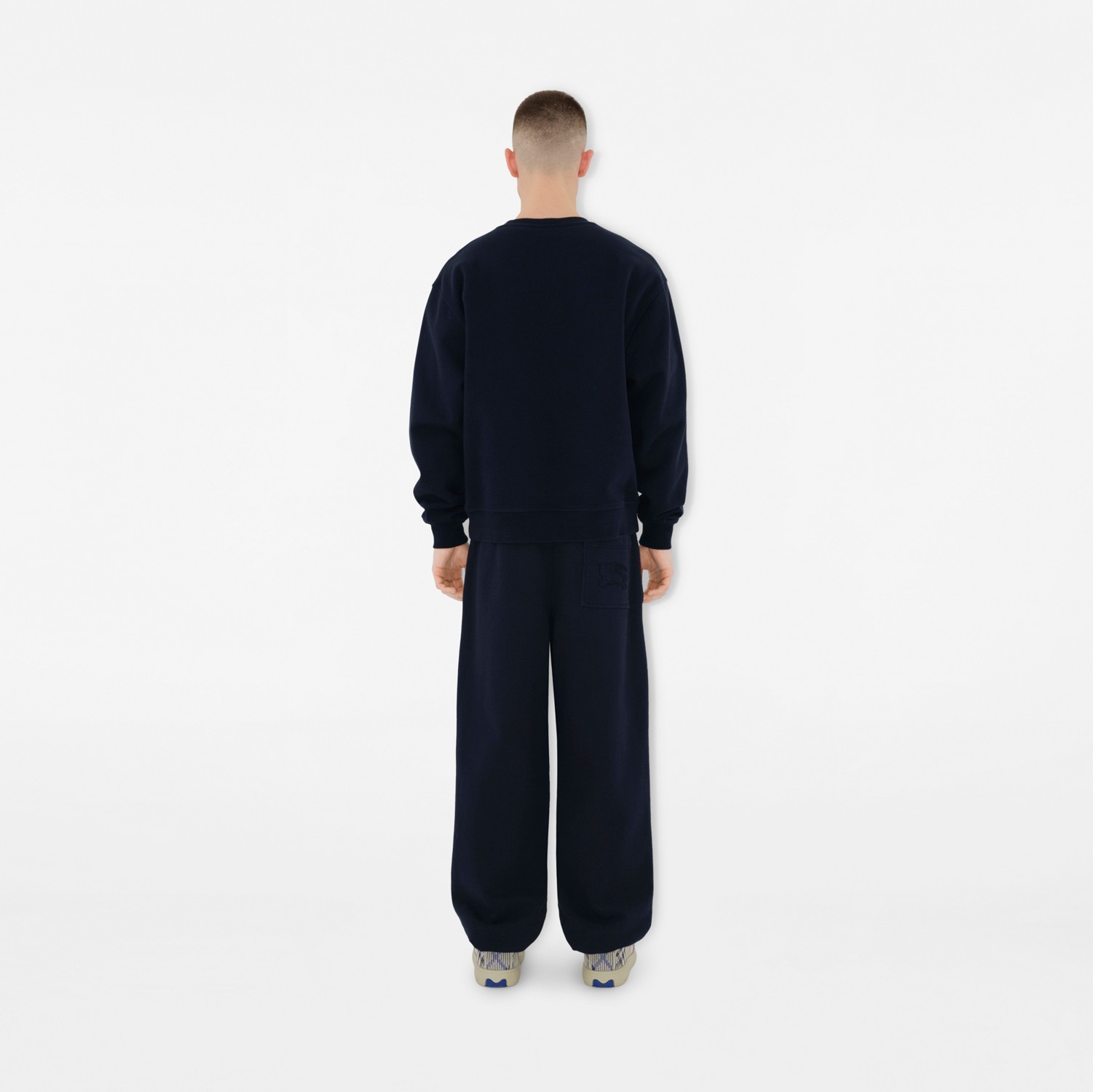 Cotton Sweatshirt in Navy - Men | Burberry® Official Cotton Sweatshirt in Navy - Men | Burberry® Official