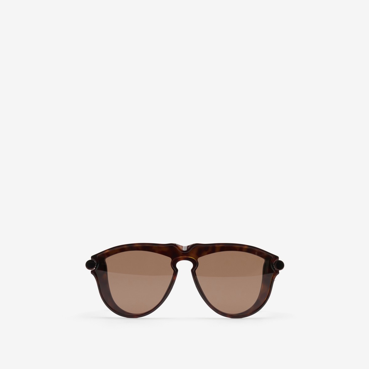 Burberry Tubular Sunglasses In Brown