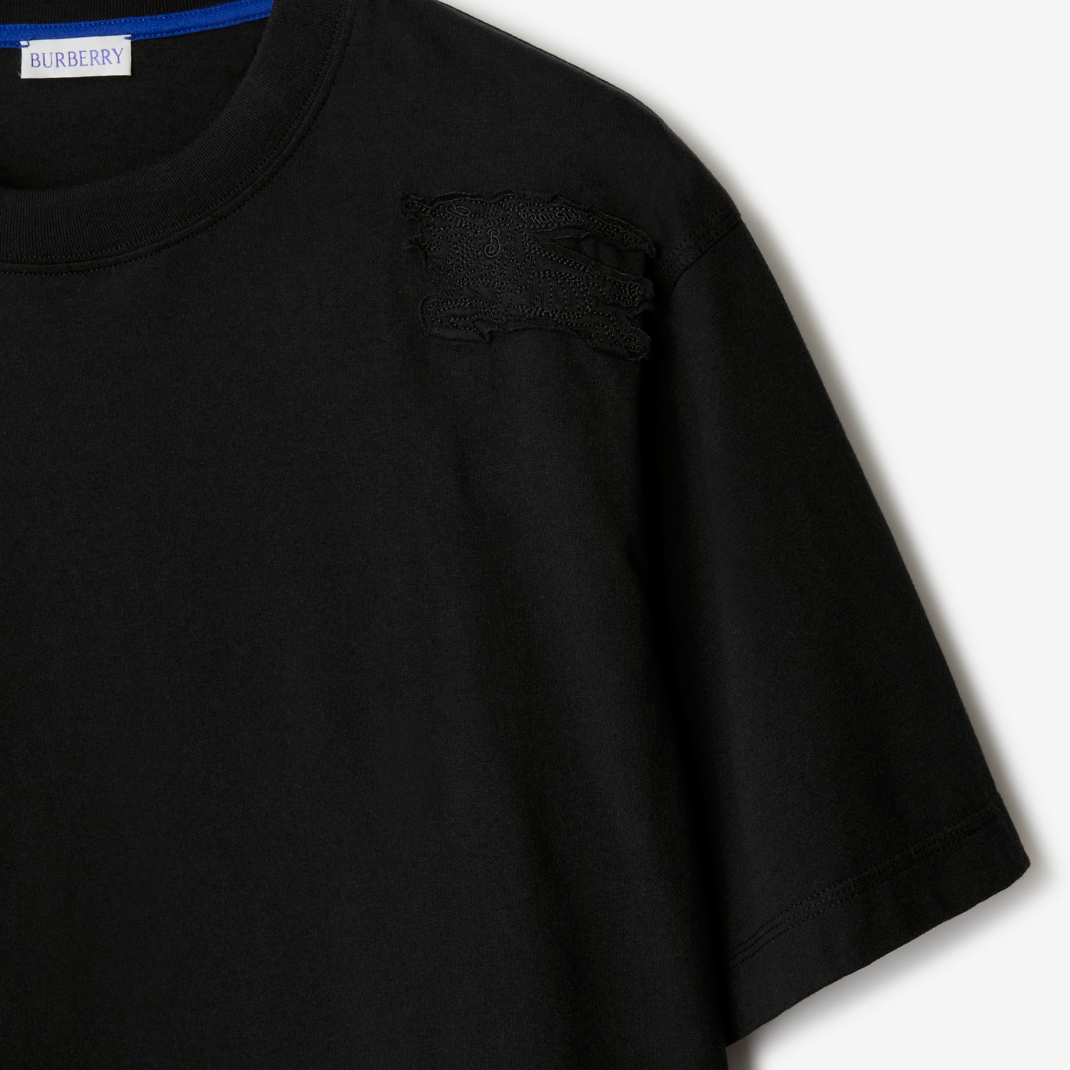 コットンTシャツ (ブラック) - メンズ, コットン | Burberry コットンTシャツ (ブラック) - メンズ, コットン | Burberry