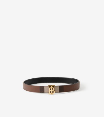 Burberry - Reversible logo-buckle Belt - Men - Cotton/Thermoplastic Polyurethane (tpu) - 100 - Brown