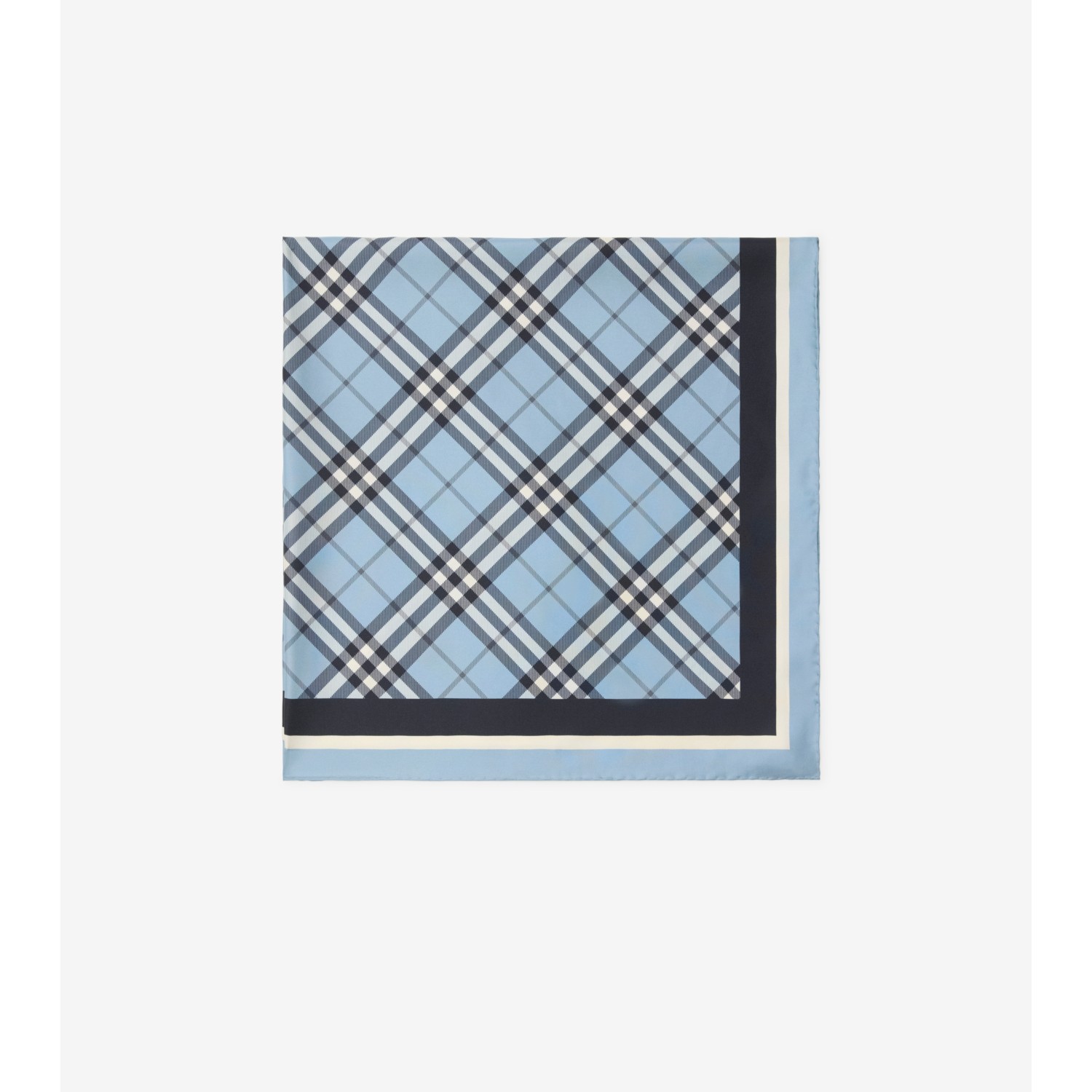Check Silk Scarf - thumbnail 9