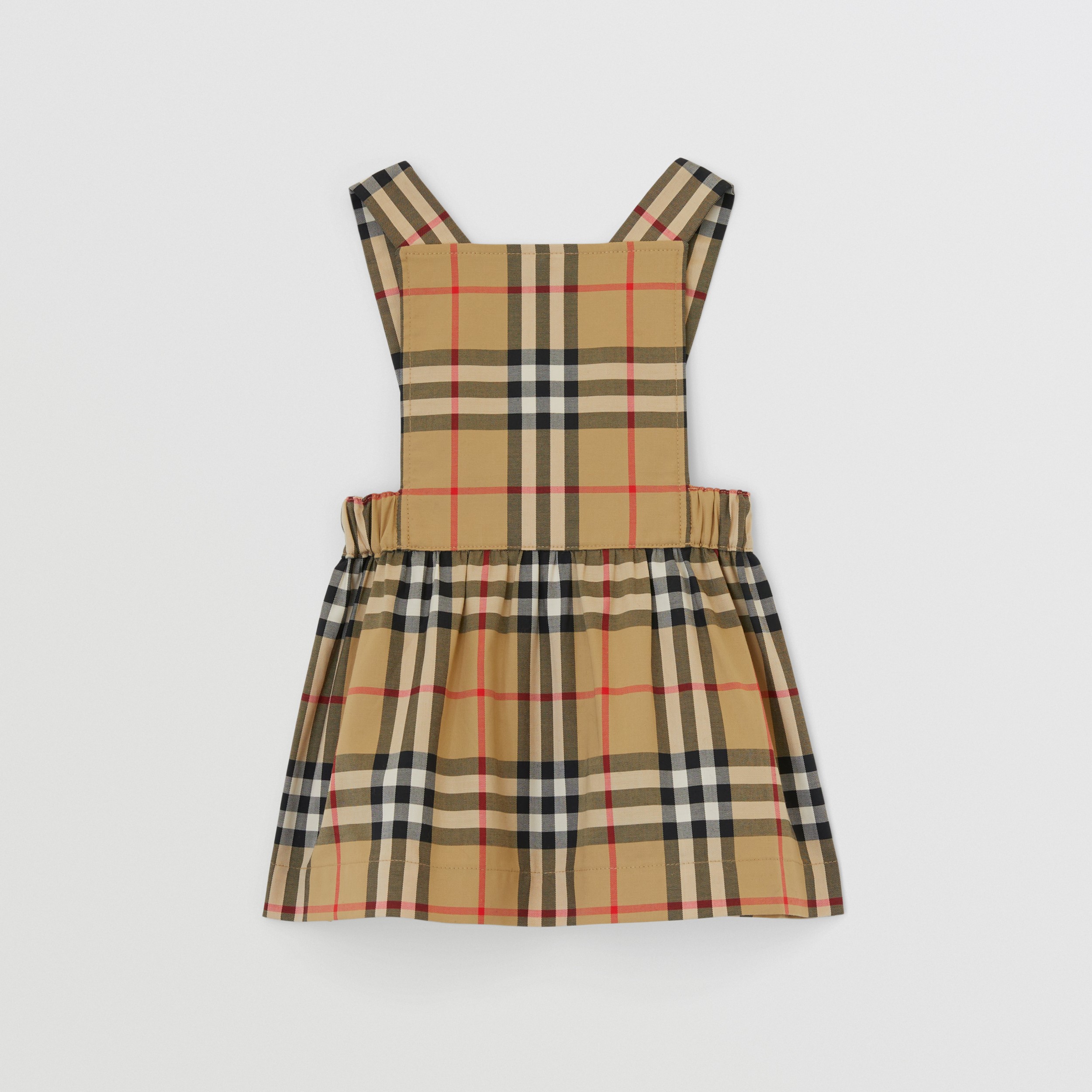 Vintage Check Cotton Three-piece Baby Gift Set in Archive Beige - Children  | Burberry® Official