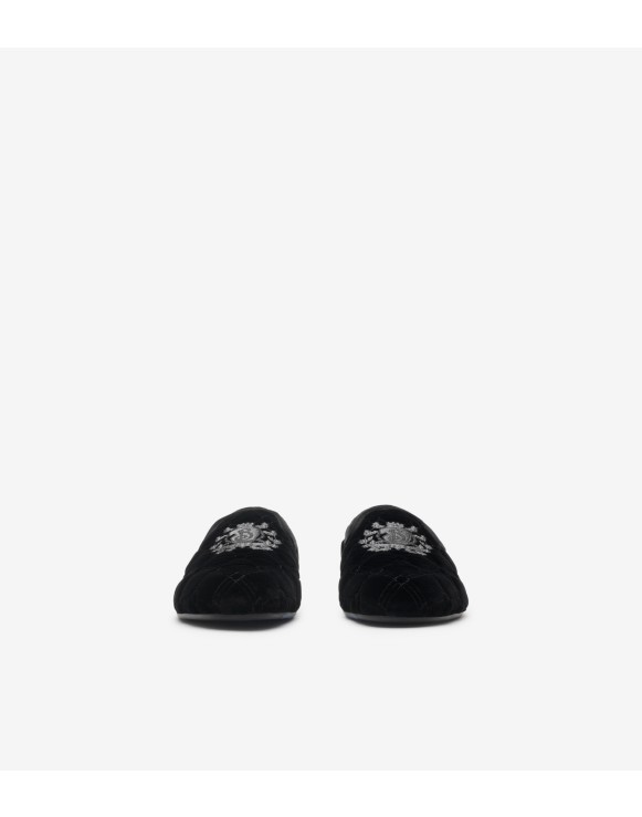 Quilted Velvet Estate Slippers