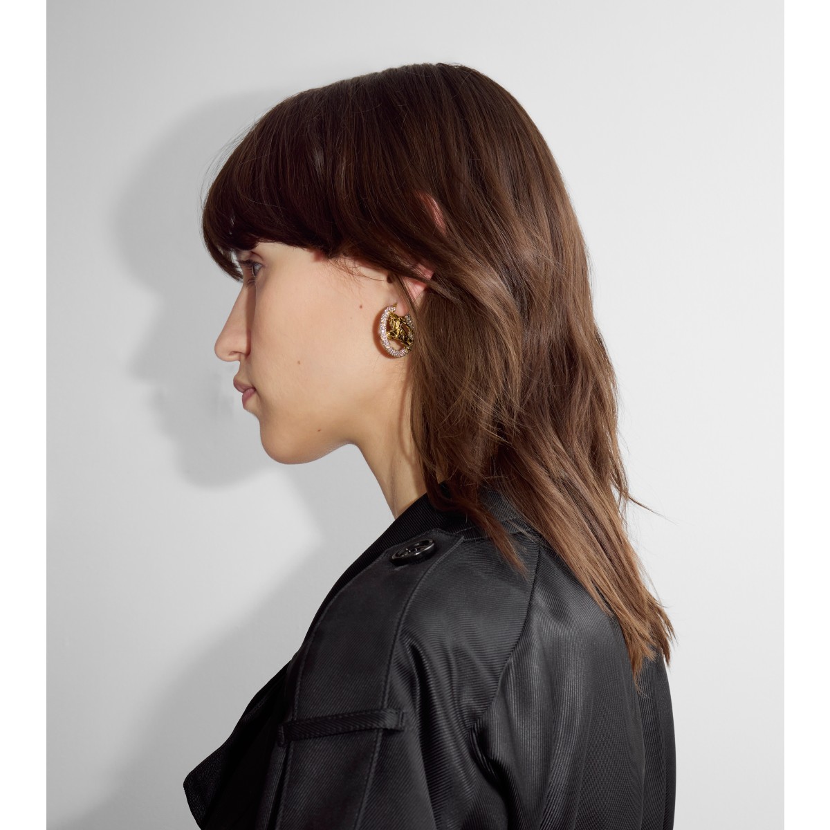  EKD Pavé Hoop Earrings