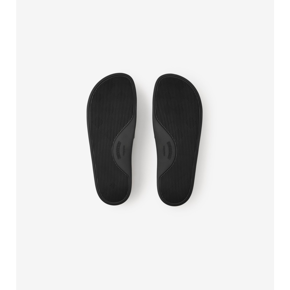 버버리 슬라이드 체크 (블루 아크틱) 81312271001