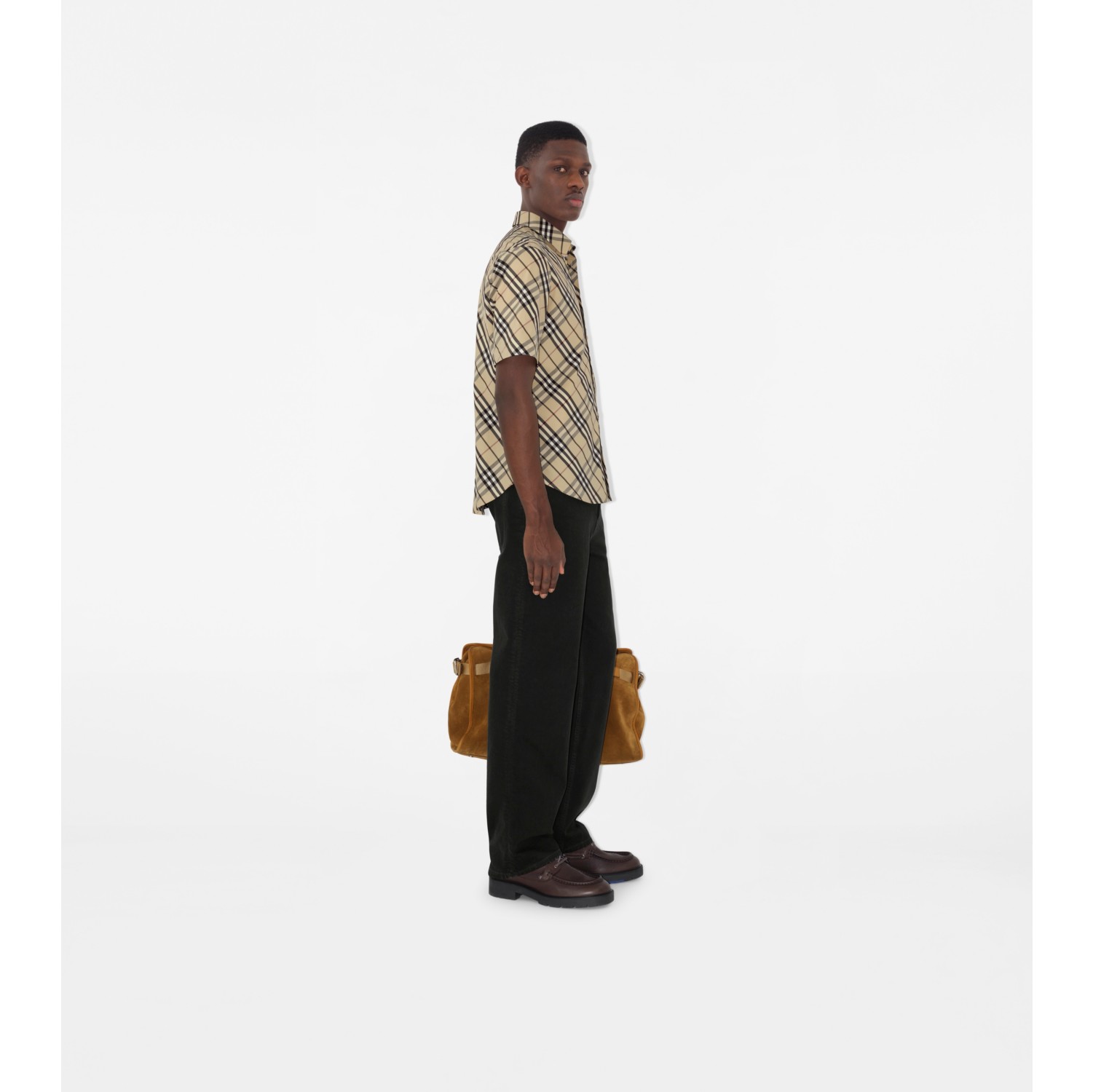 Relaxed Fit Check Cotton Shirt