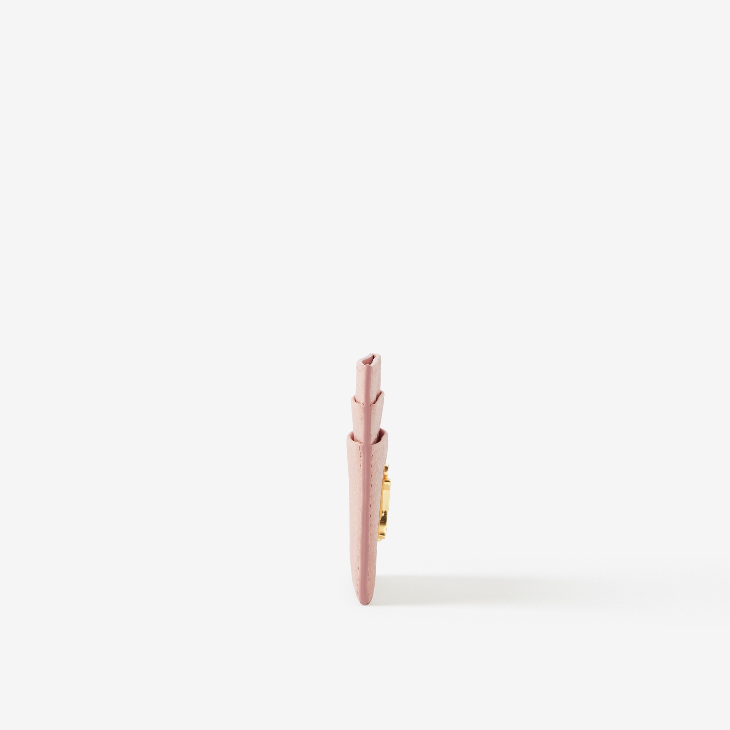 Grainy Leather TB Card Case in Dusky Pink - Women | Burberry® Official - 2